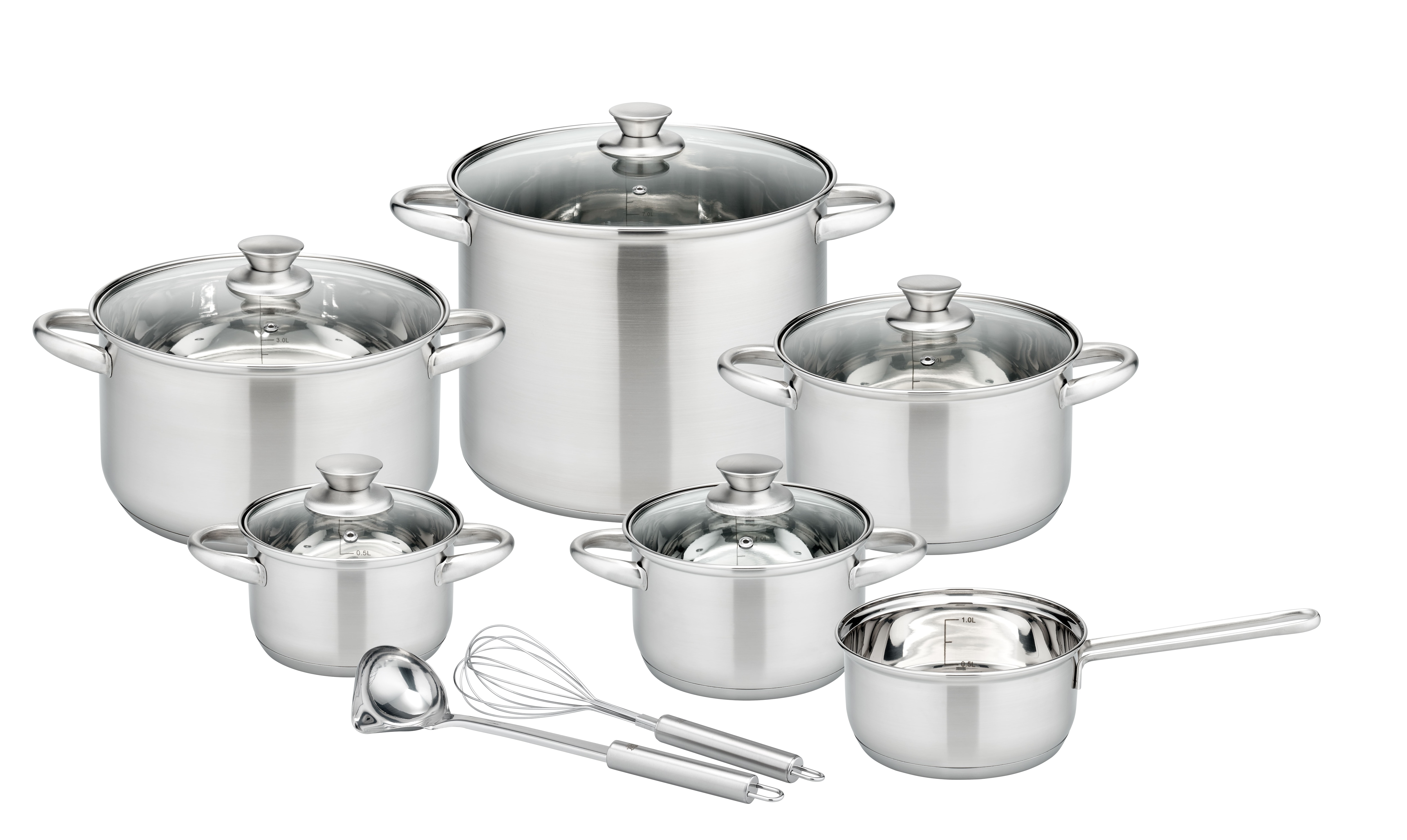 GSW Kochtopf-Set Rigo 13-tlg. 