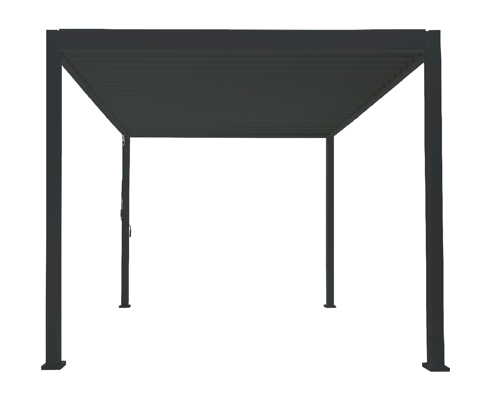 Pergoline Trumpf Pergola Alu Stahl 3 m x 3,6 m anthrazit