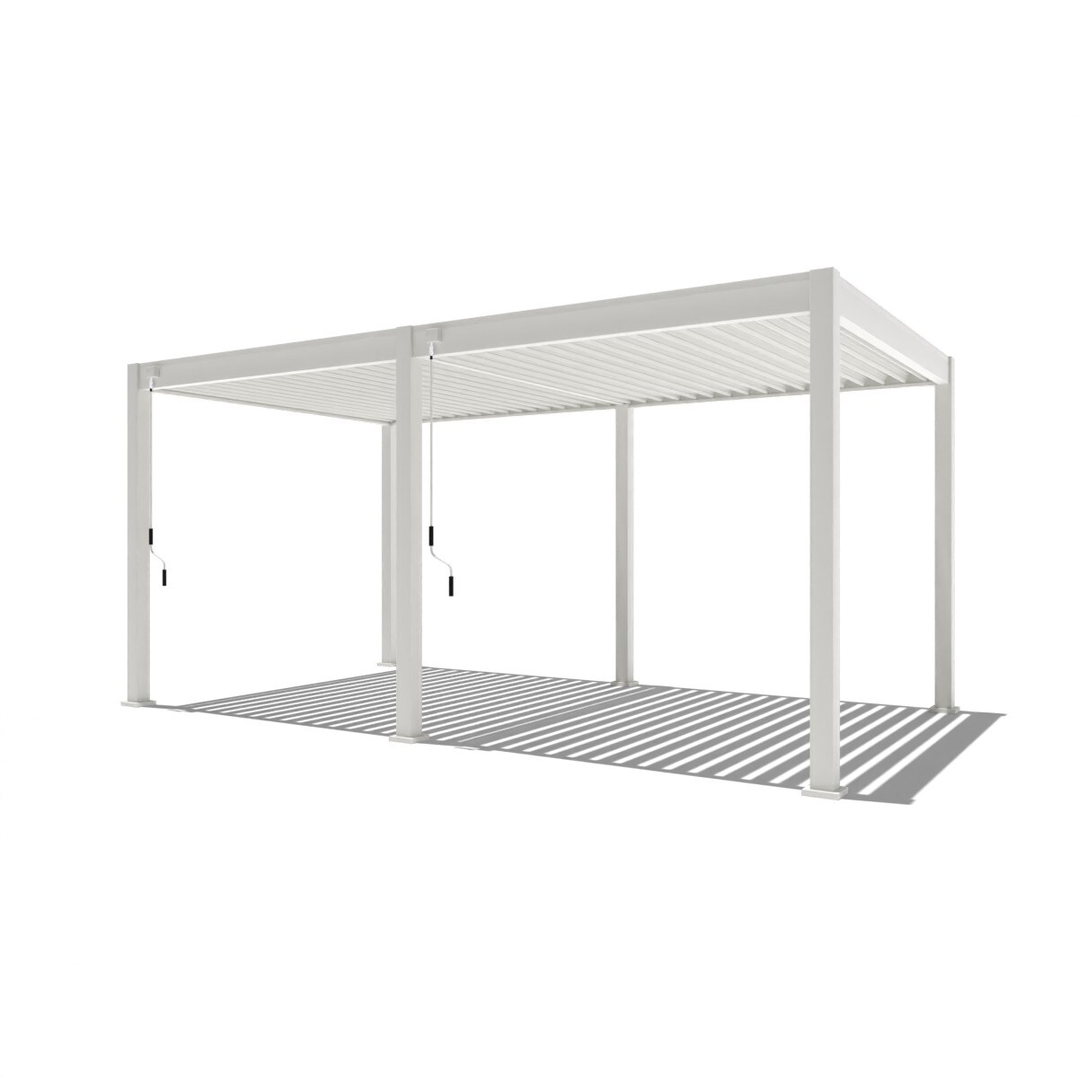 Pergoline Trumpf Pergola Alu-Stahl 3 m x 5,3 m weiß