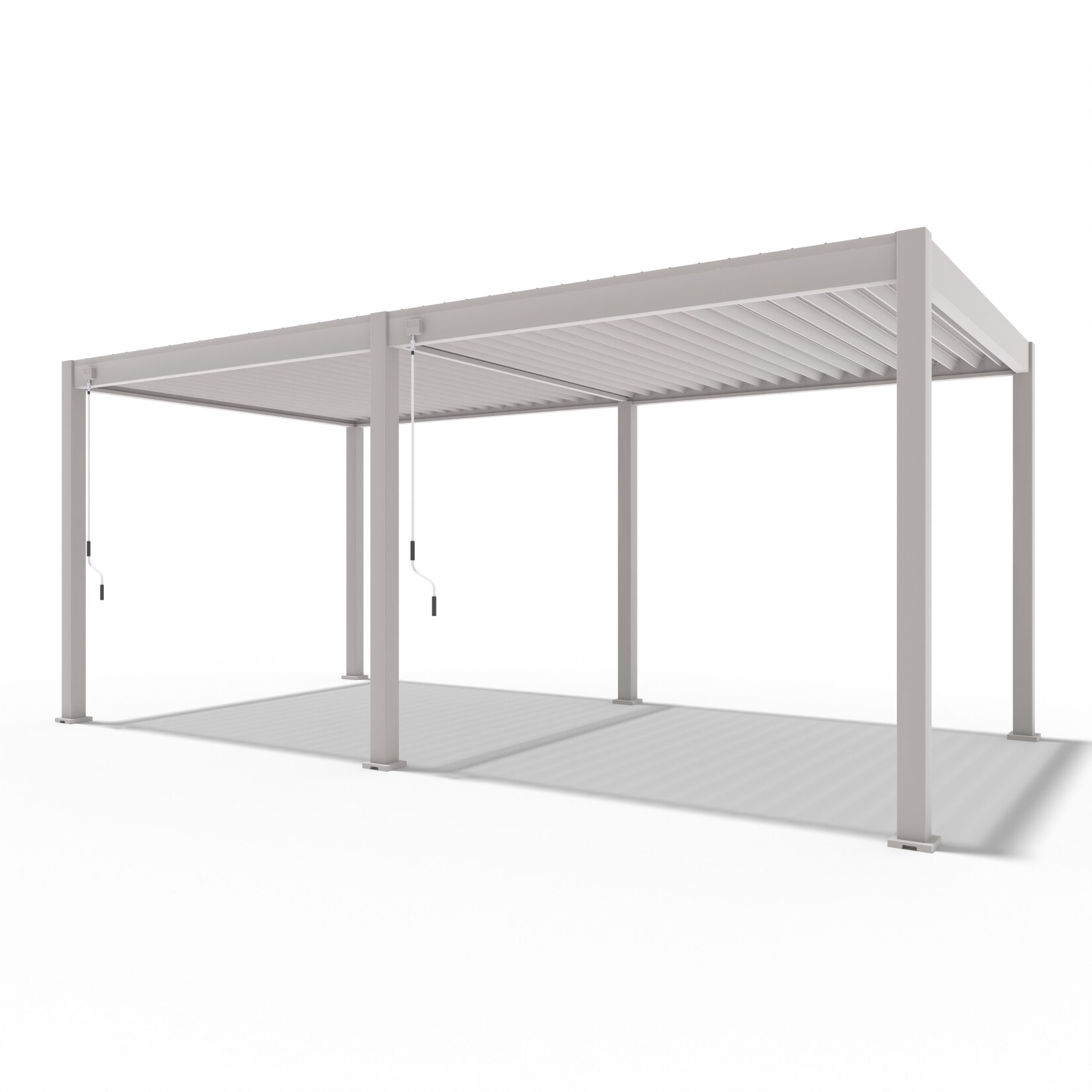 Pergoline Trumpf Pergola Alu Stahl 3 m x 6 m sand