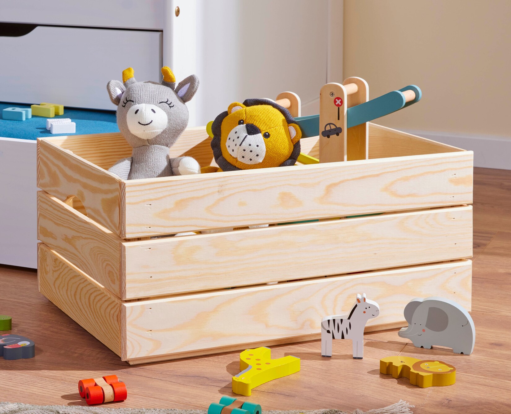 Holzkiste/Spielzeugkiste Valloni M
