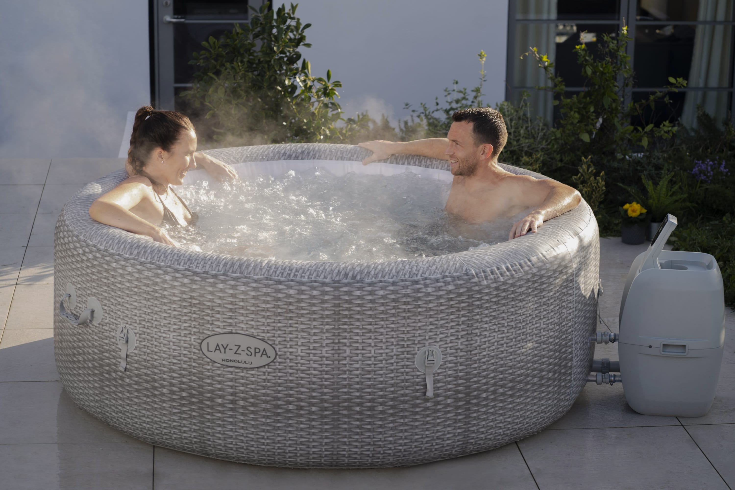 Bestway&reg; LAY-Z-SPA&reg; Whirlpool Honolulu AirJet&trade; &Oslash; 196 x 71 cm, rund 