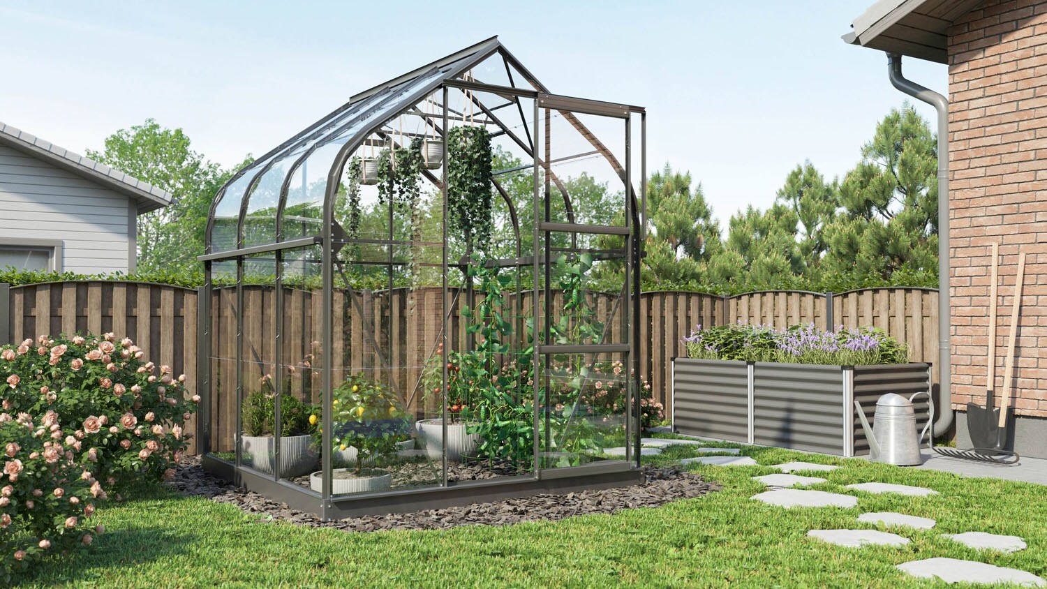 Comfort Edition Orion 3800 ESG 3mm, schwarz inkl. Schattiergewebe 