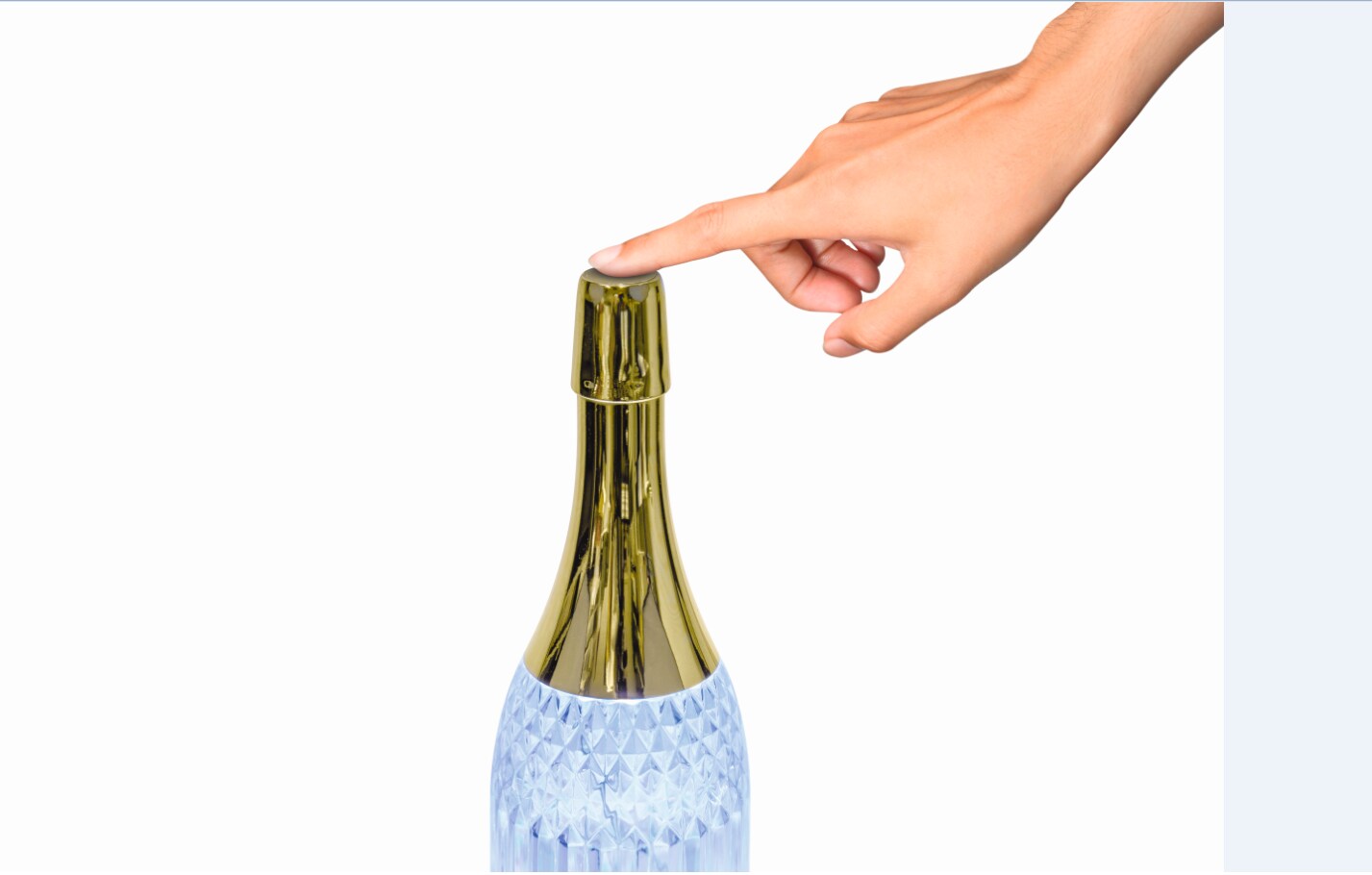 LED Sektleuchte -versch. Ausf&uuml;hrungen - Flasche - Bild 1