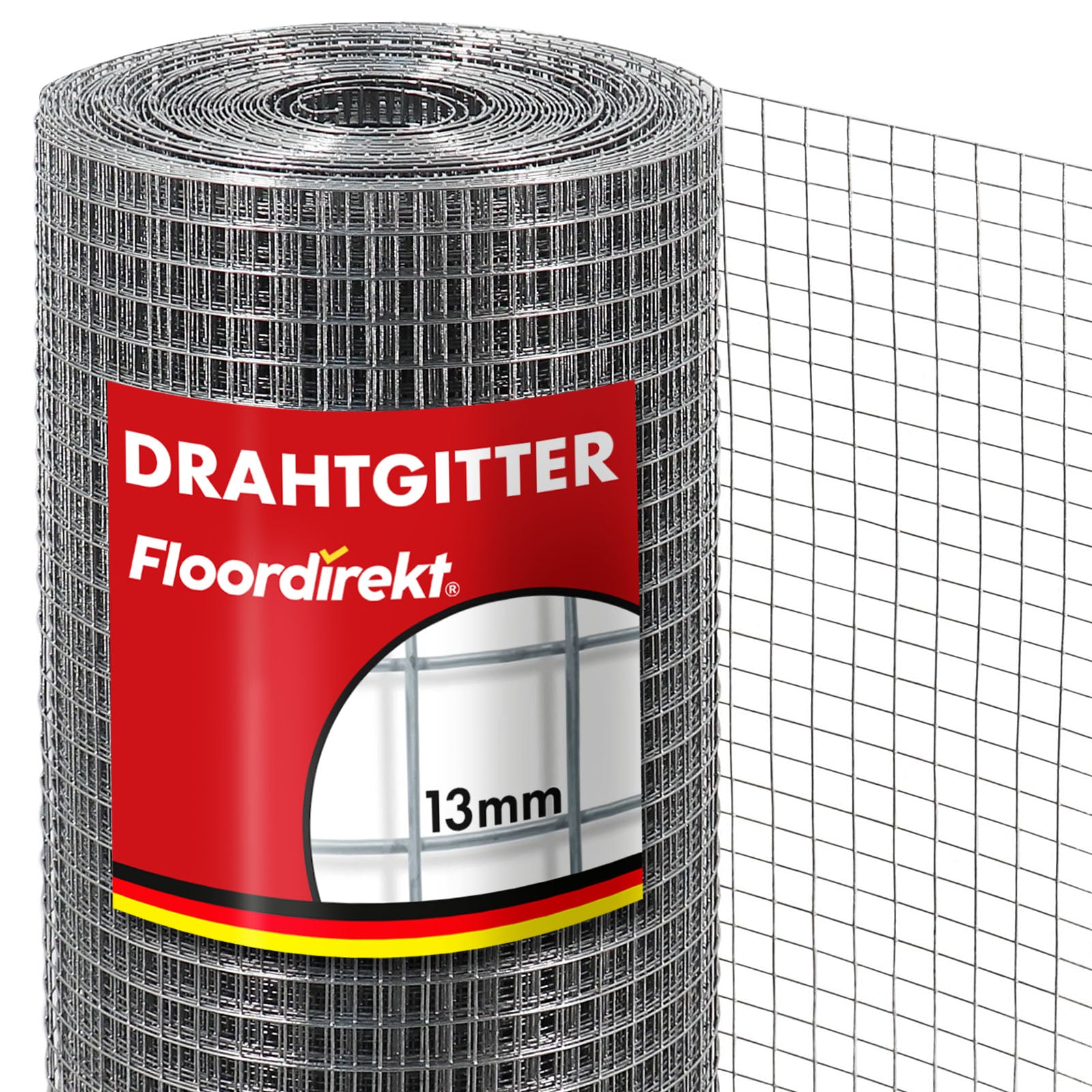 Floordirekt Volierendraht | Verzinkter Drahtzaun | 50 x 5 m 