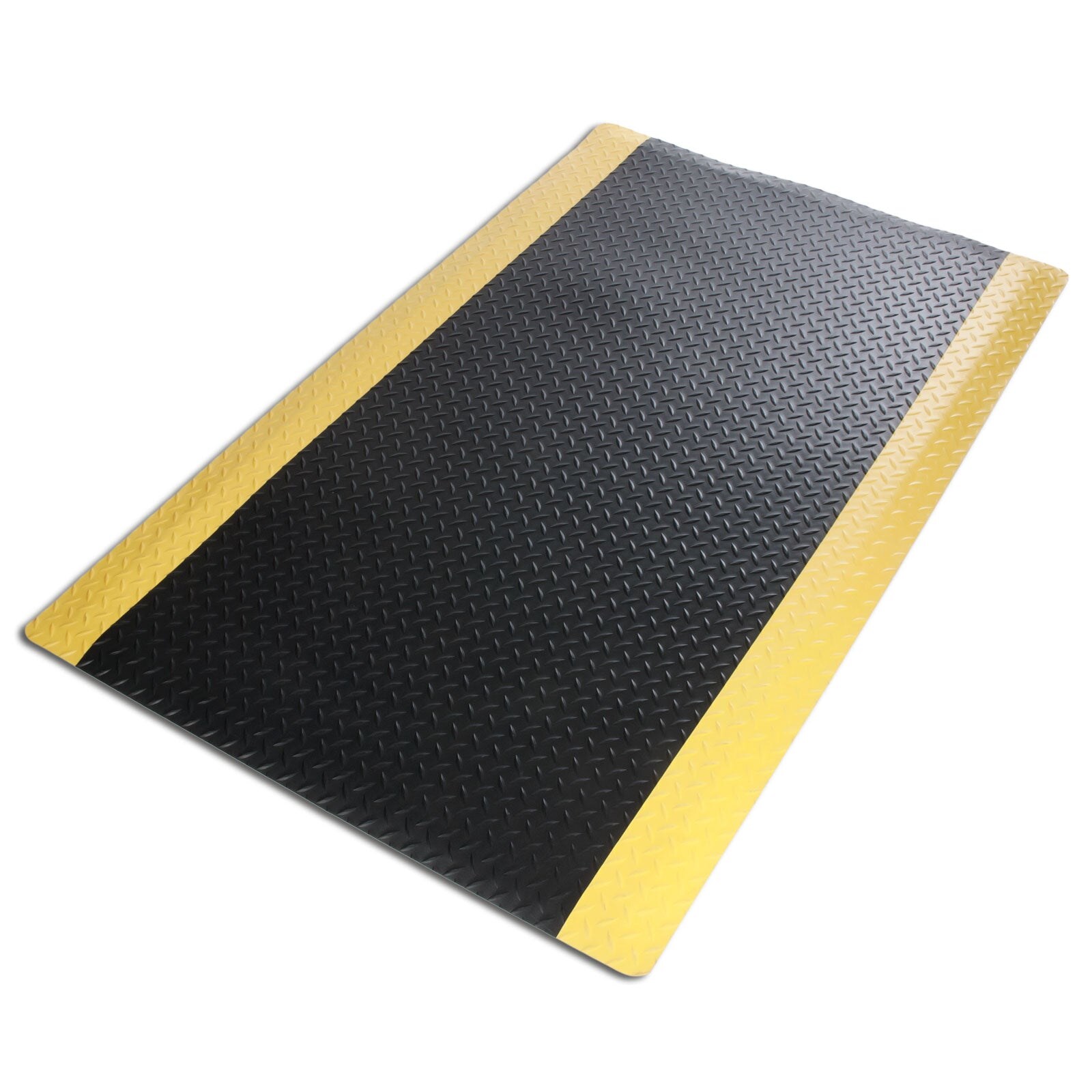 Anti-Ermüdungsmatte   HeavyDuty Diamond   Schwarz-gelb