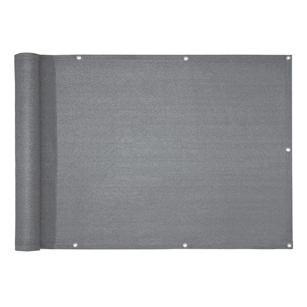 casa pura Balkonsichtschutz | 90 x 500 cm | Einfarbig 