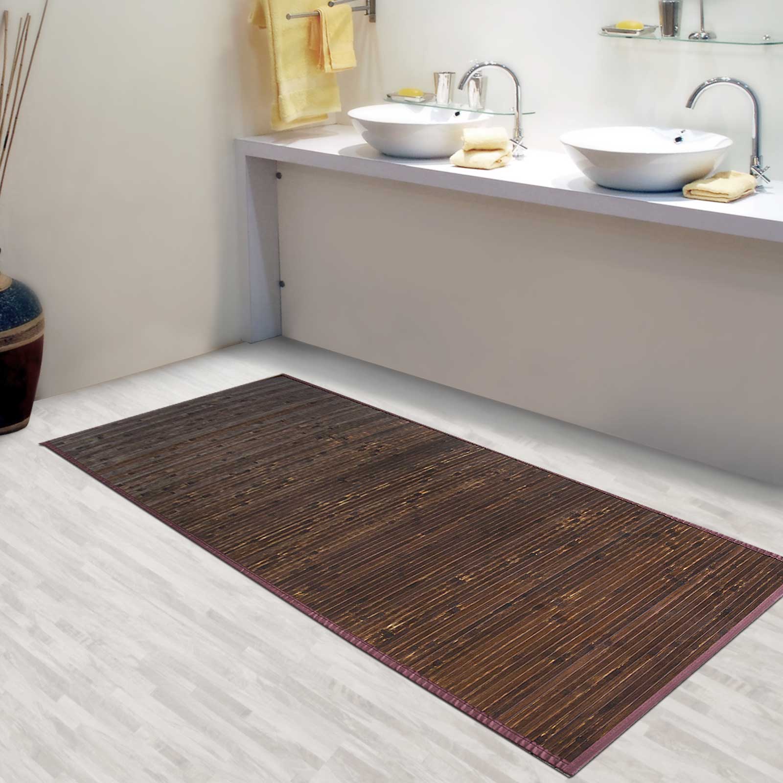 casa pura Bambus-Teppich | Oak