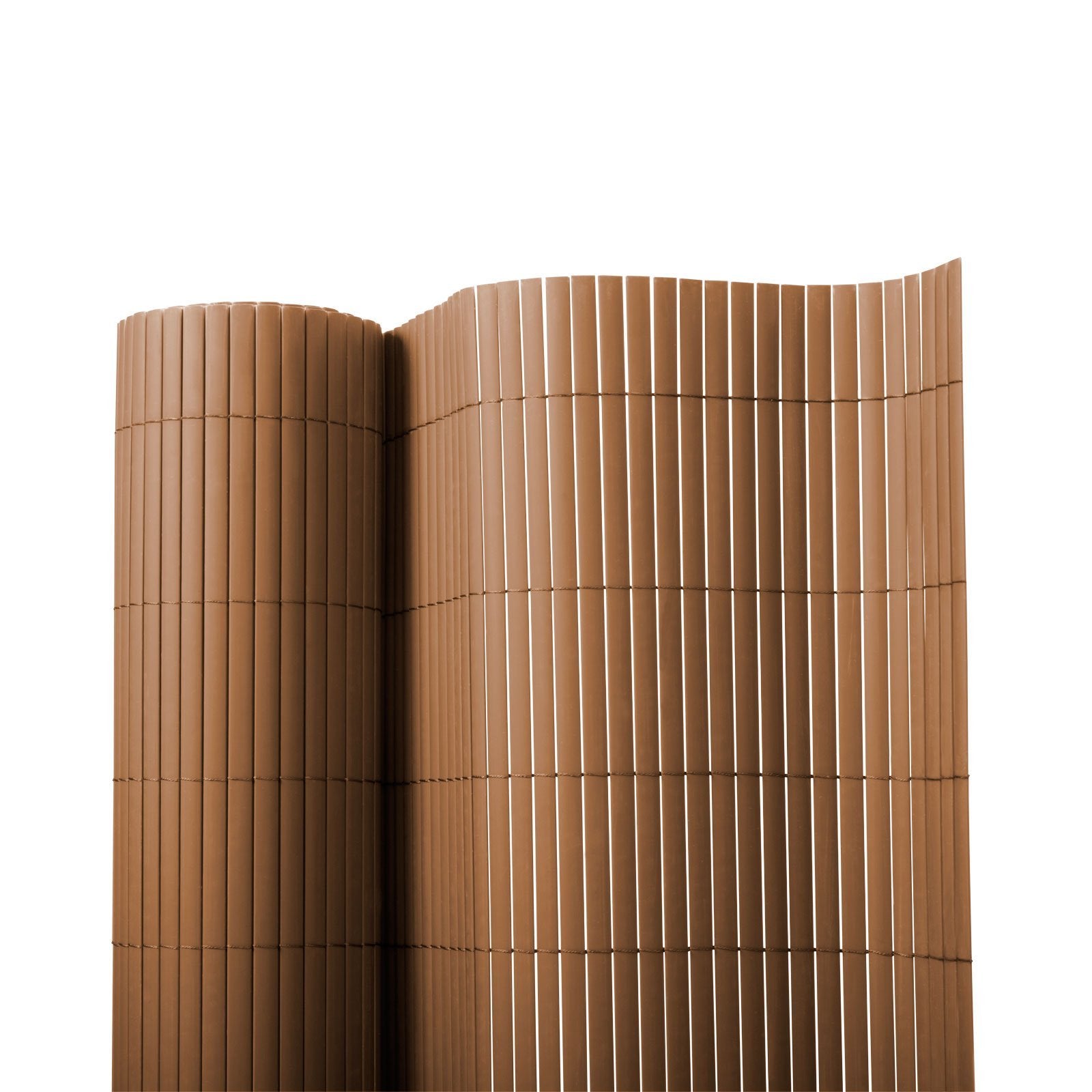 casa pura Sichtschutzzaun PVC | Braun 
