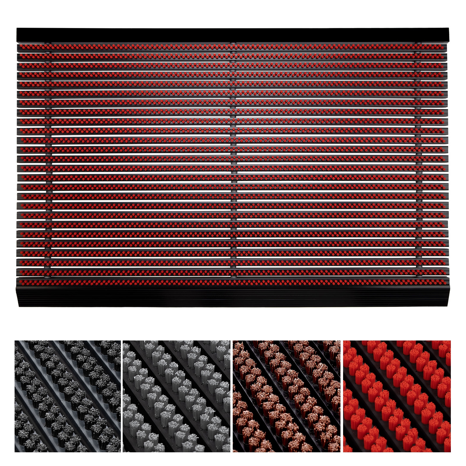 casa pura T&uuml;rmatte | Power Brush | Rot 