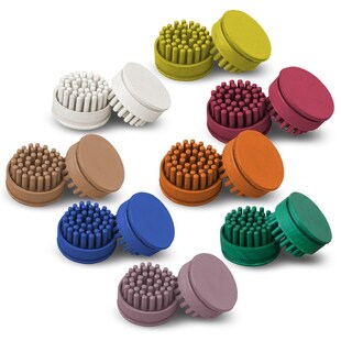 etm Bürsteneinsätze | Ringgummimatte Octagon | Lila 