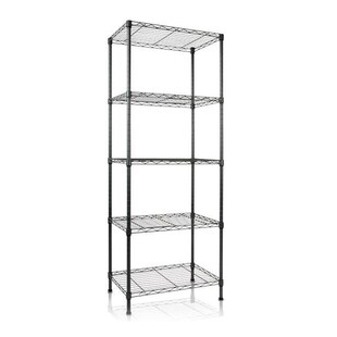 Mammut Metallregal Rocky | Pulverbeschichtet schwarz | 4 Böden 