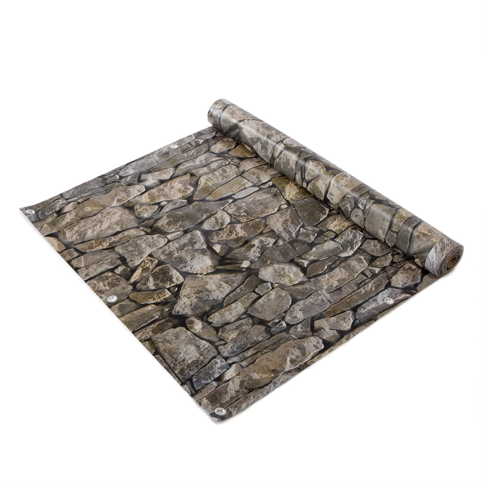 casa pura PVC-Balkonsichtschutz | Stein 