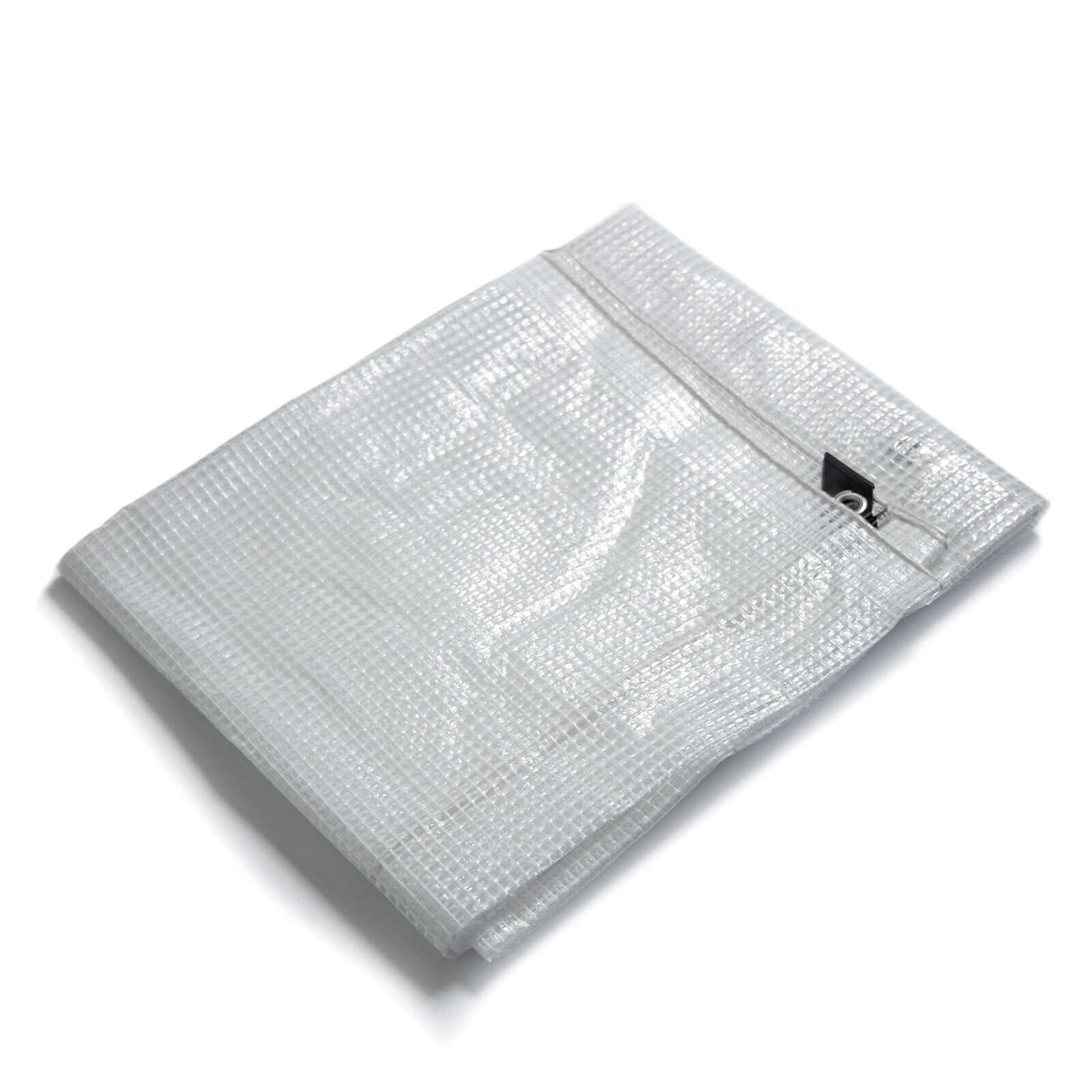 casa pura Abdeckplane Leno 240 g/m² Weiß/Transparent