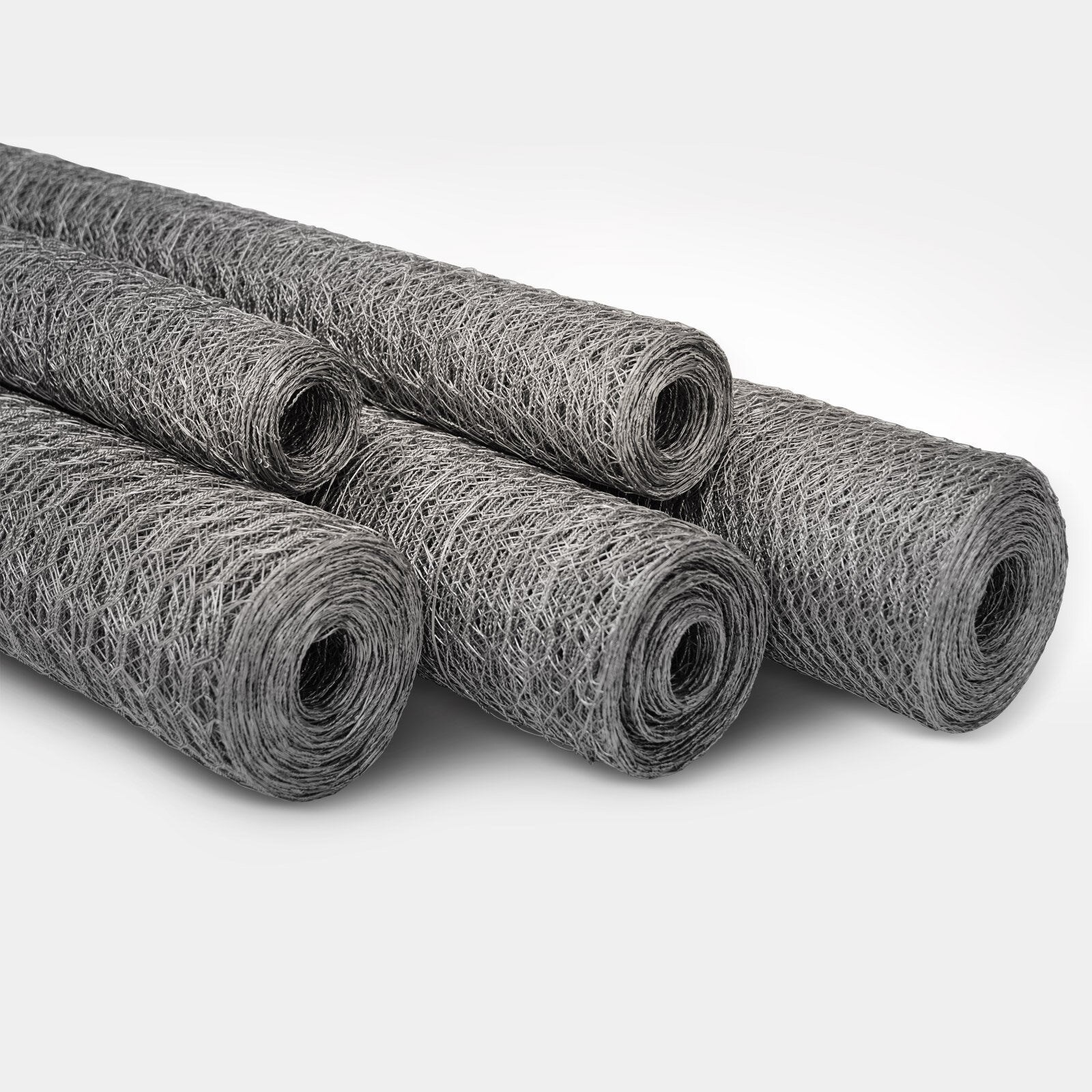 Drahtzaun   Verzinkt   Kaninchendraht   Maschenweite: 13 mm   Höhe: 100 cm