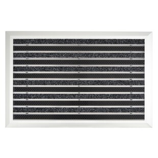 casa pura Optimum Mat | Alumatte mit Bürsten und Teppicheinlage 