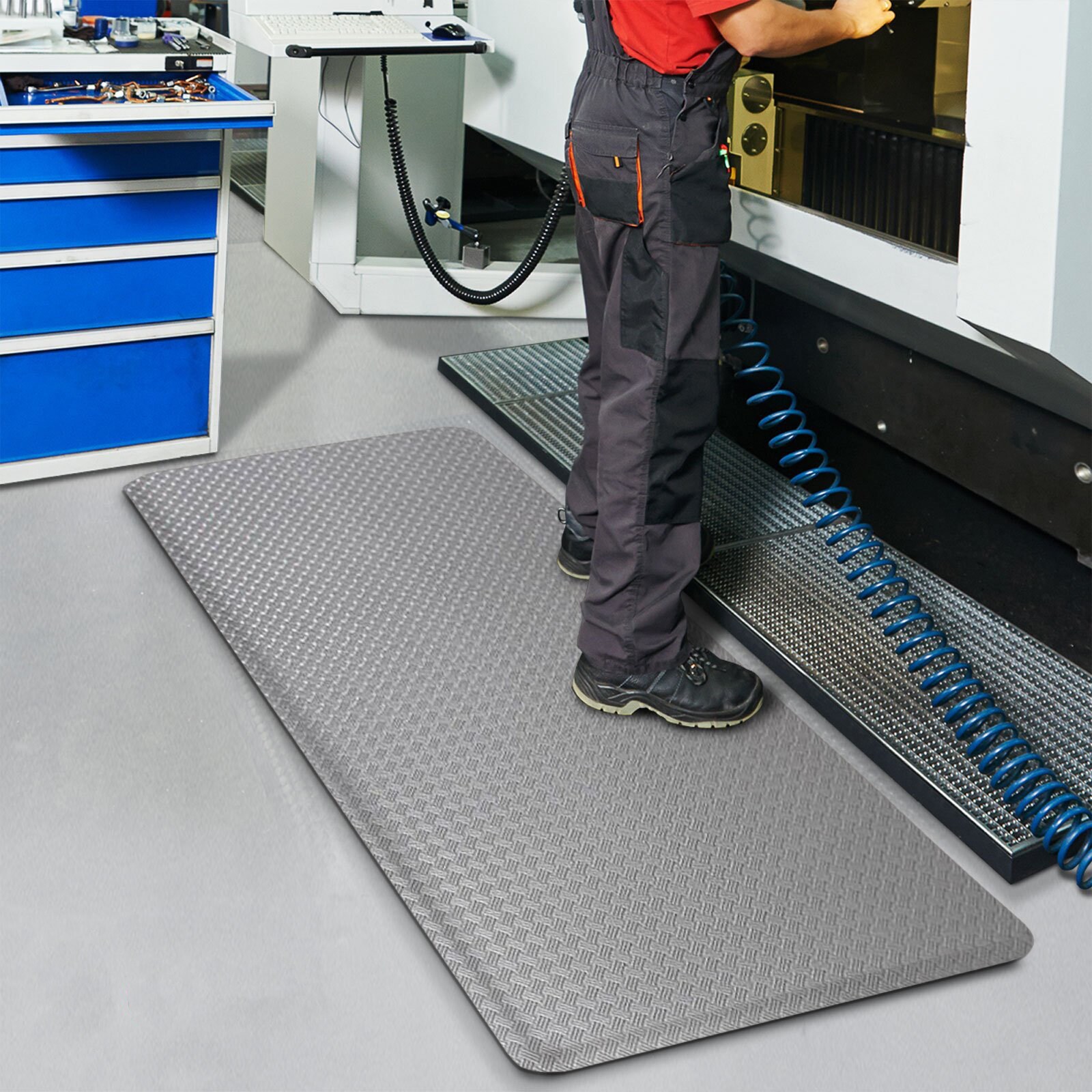 Anti-Ermüdungsmatte   HeavyDuty TireTuff   Grau