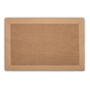 Karat Sisal-Kratzteppich Amazonas | Natur | Bordüre: Creme 