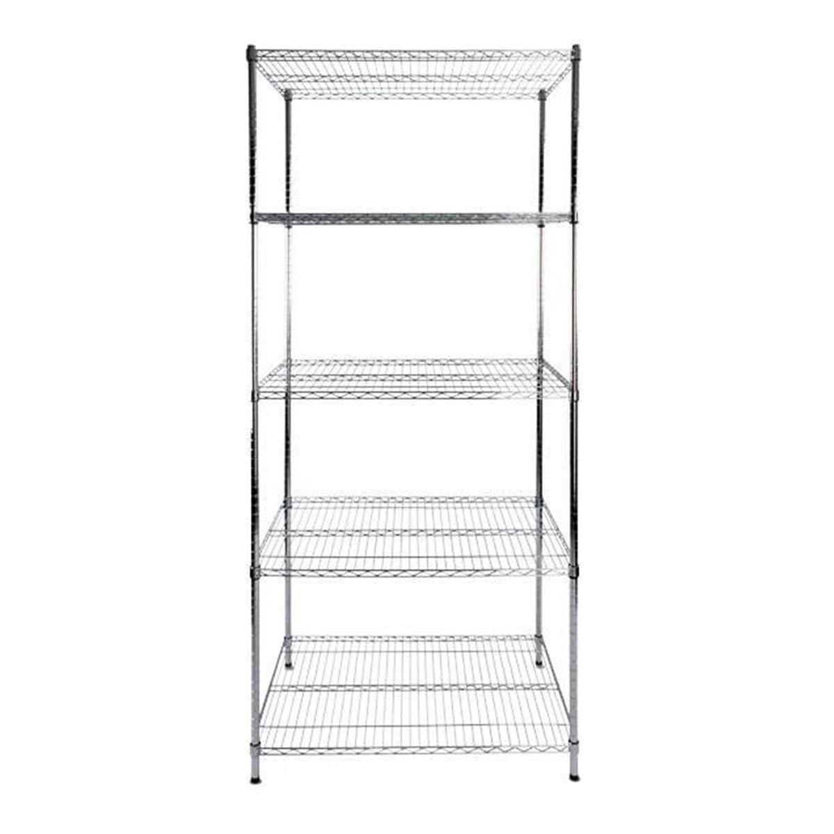 Mammut Schwerlastregal | Metallregal | Himalaya | Verchromt | 4 B&ouml;den 