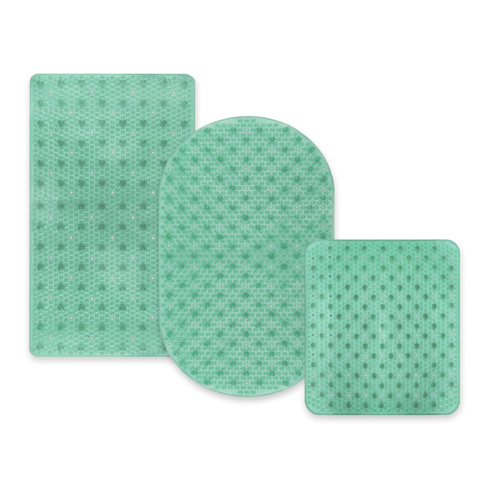 casa pura Wanneneinlage | Pure | Gr&uuml;n-Transparent | Casa Pura | Badewanneneinlage | 69 x 39 cm 