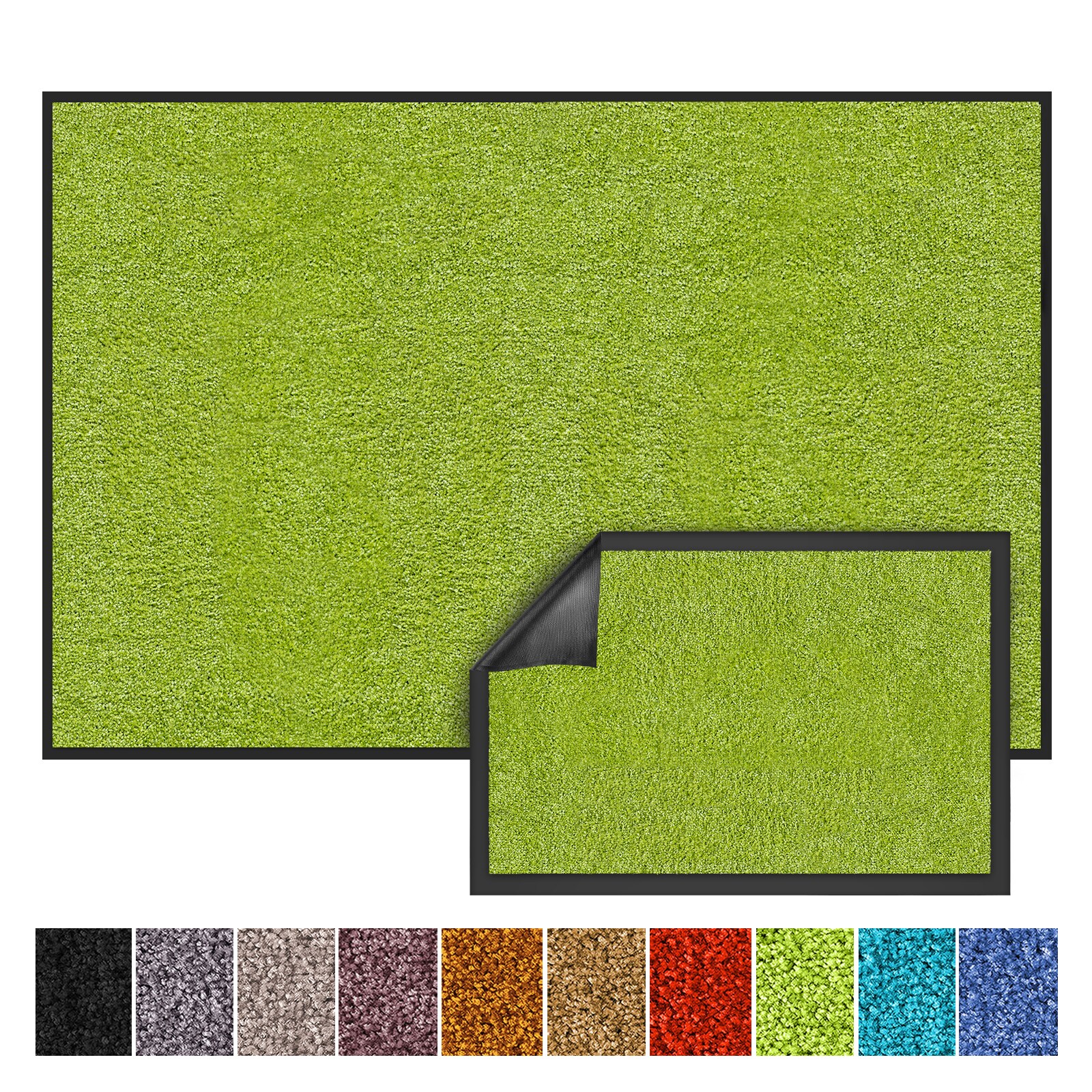 floordirekt Schmutzfangmatte | Rhine | Lemon Green 