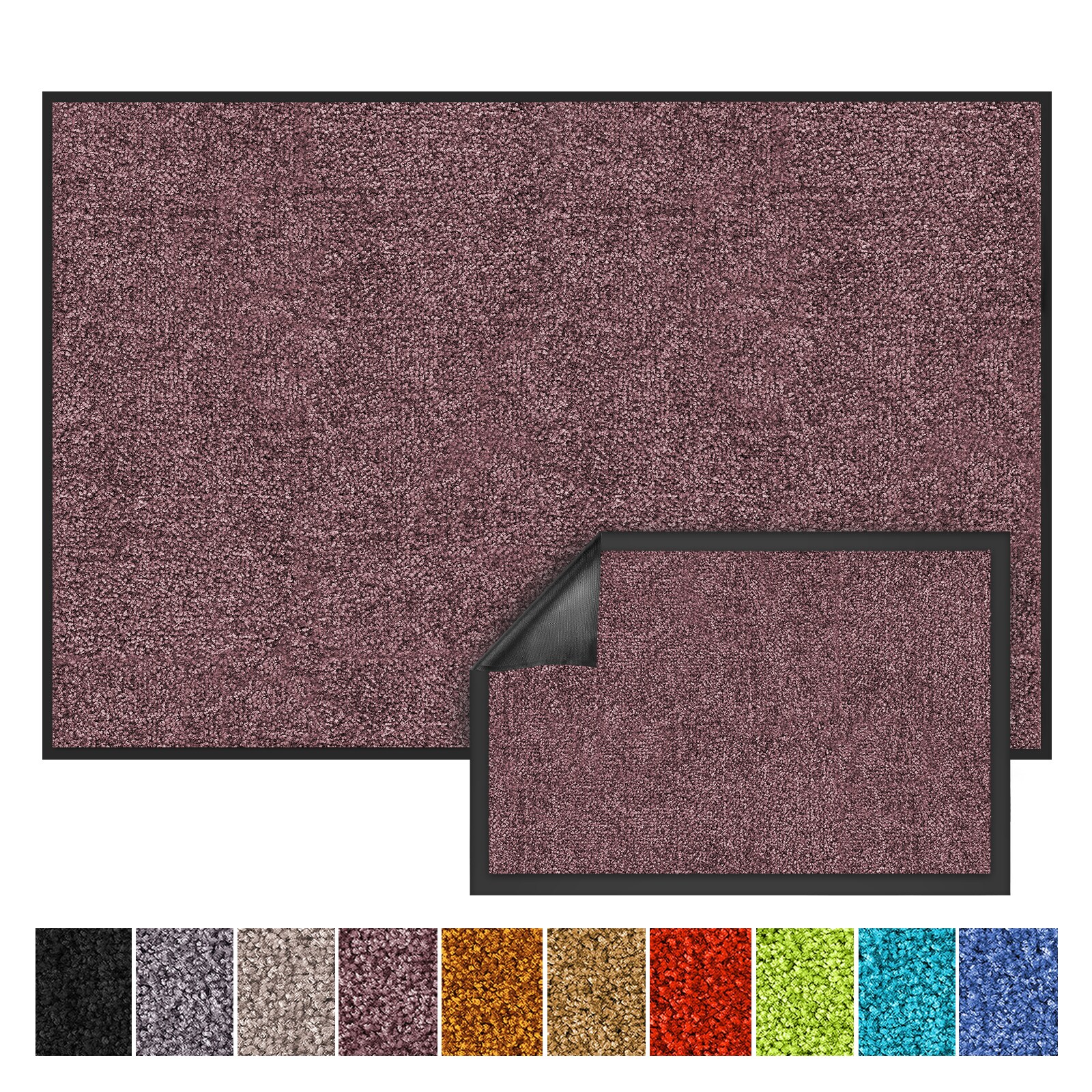 floordirekt Schmutzfangmatte | Rhine | Prune Purple 