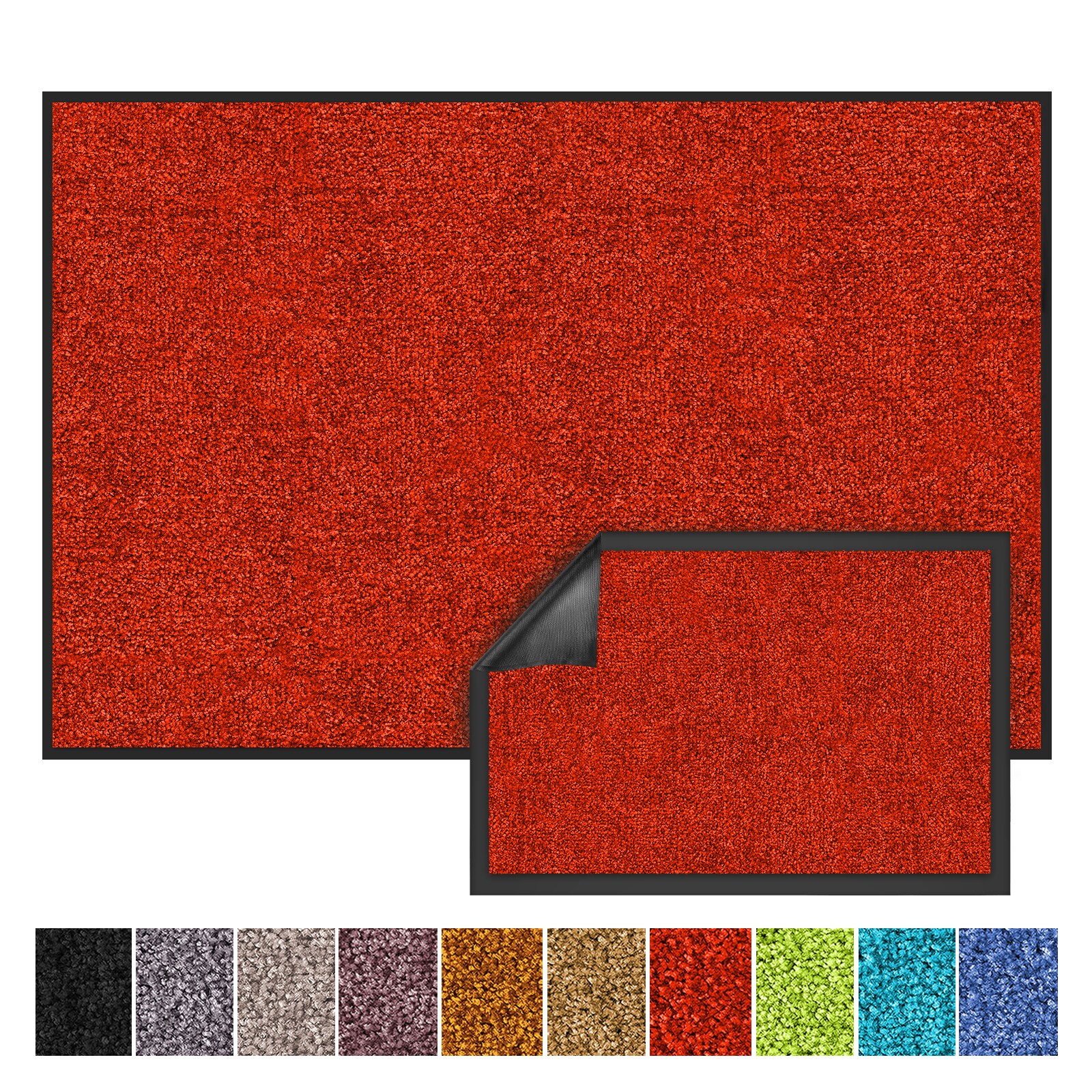 floordirekt Schmutzfangmatte Rhine Water Melon Red