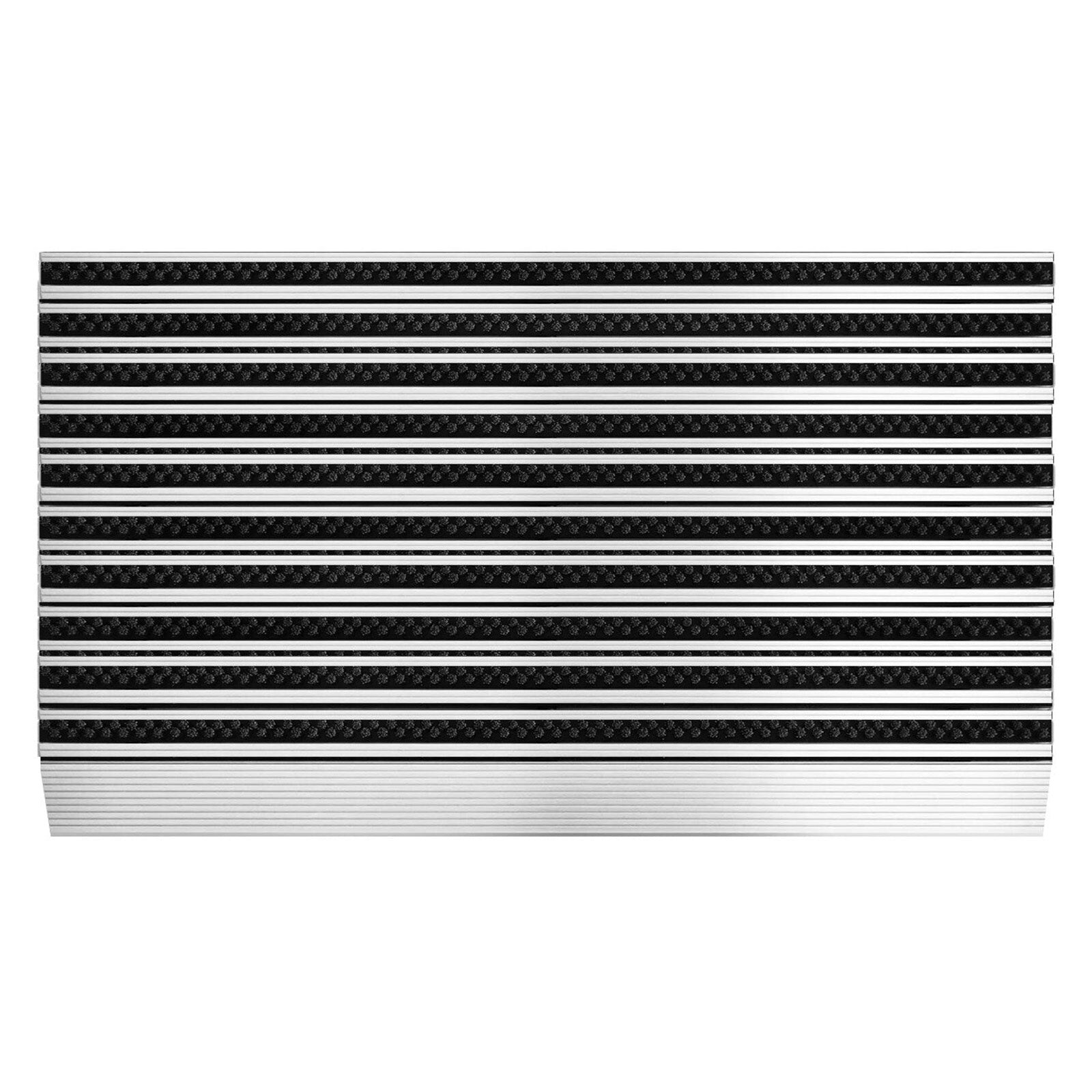 casa pura Alu-Türmatte Profi Brush Slim Extra flach Mit Bürsten