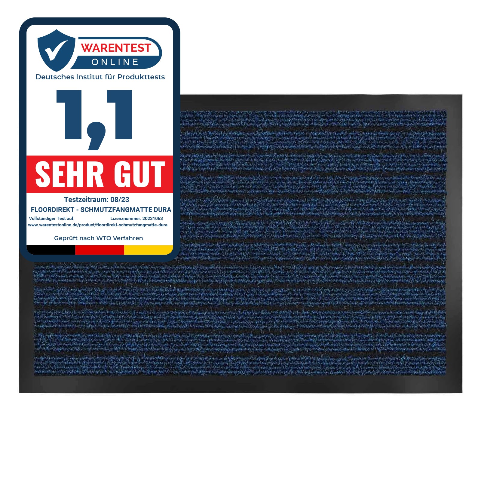 Karat Schmutzfangmatte Dura | Blau 