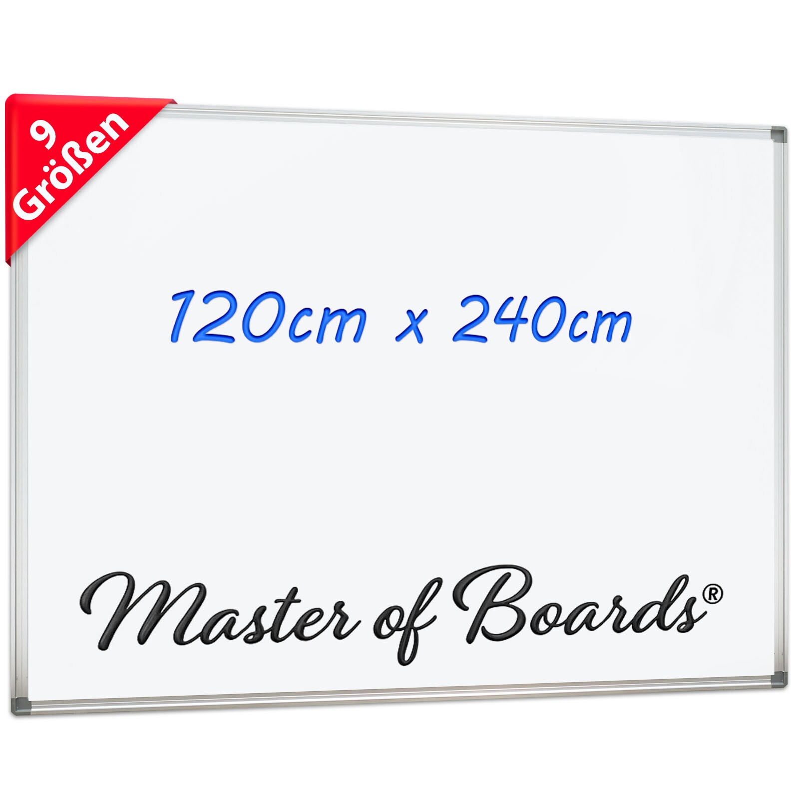 Master of Boards Whiteboard mit lackierter Oberfl&auml;che 