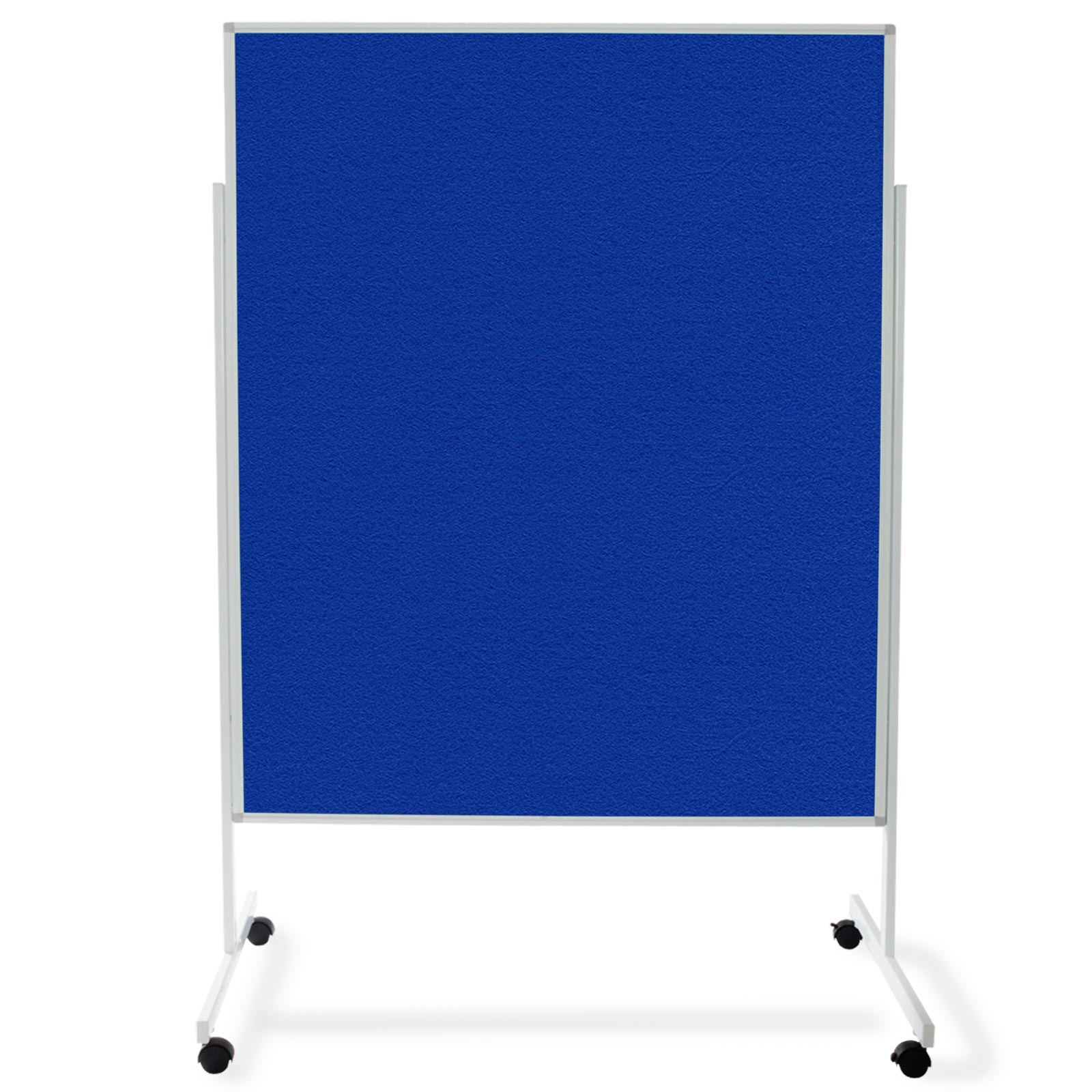 Office Marshal Moderationstafel mit Rollen | Doppelseitig | 150 x 120 cm | Filz 