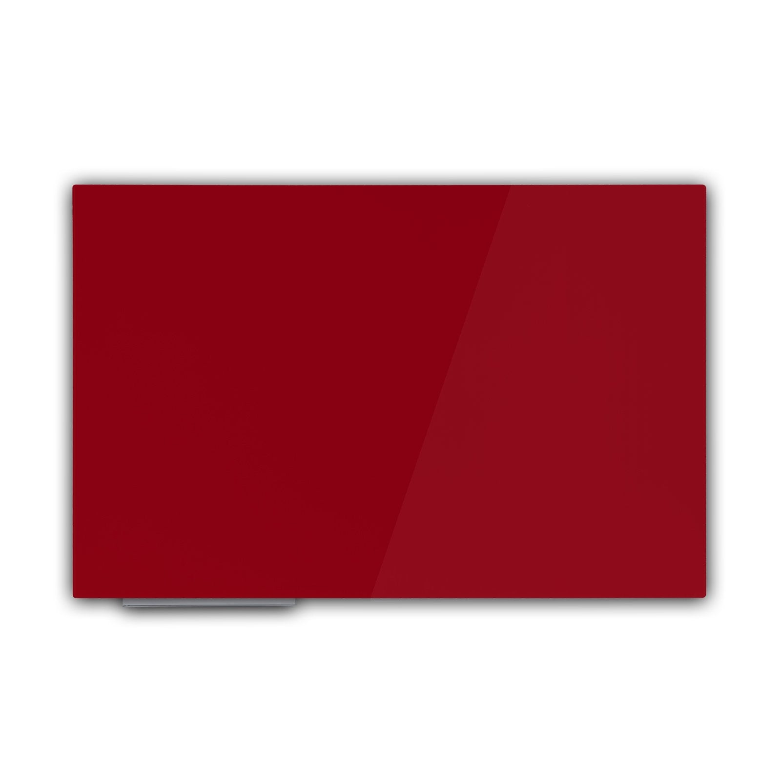 floordirekt Magnetisches Glas-Whiteboard | Rot 