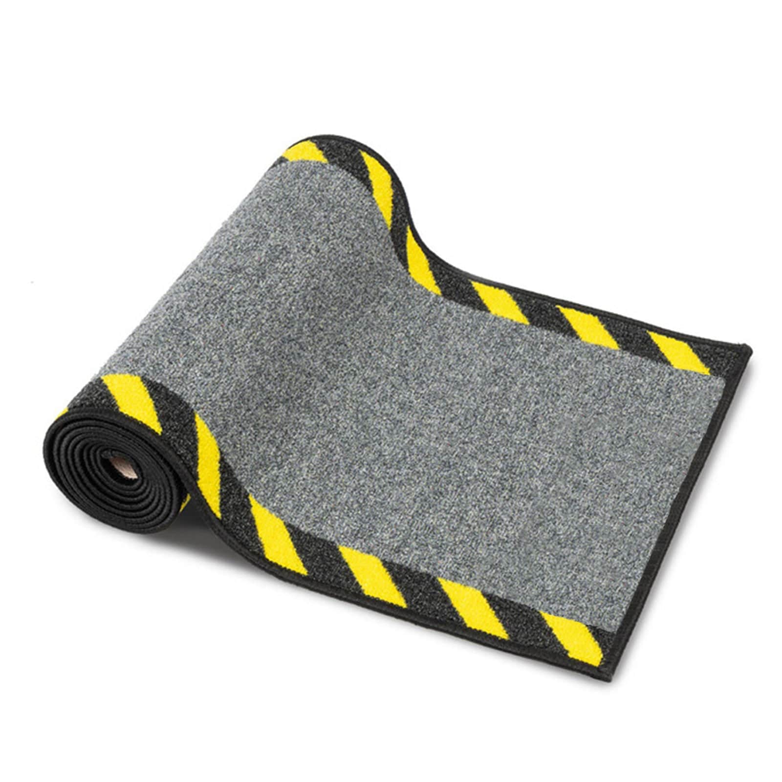 etm Kabelmatte mit Warnumrandung | Schwarz-Gelb 