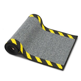 etm Kabelmatte mit Warnumrandung | Schwarz-Gelb 