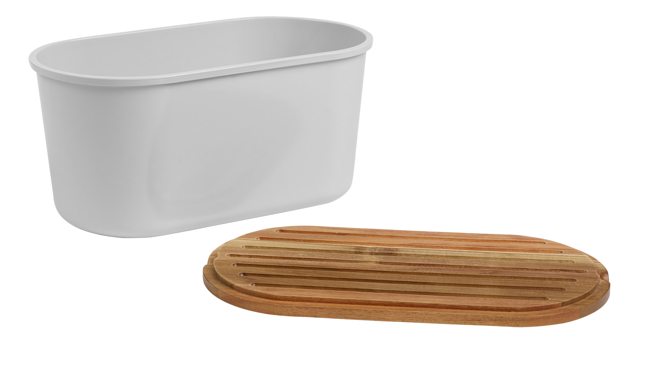 ECHTWERK Brotbox "Fresh" - wei&szlig; 