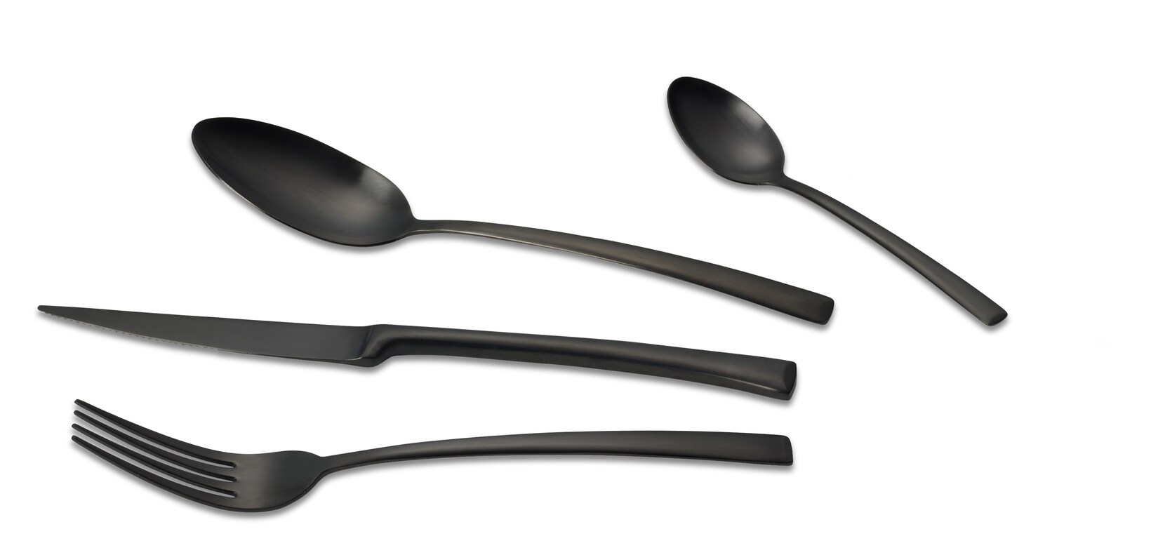 Besteck Set AVELINO 16tlg - schwarz matt