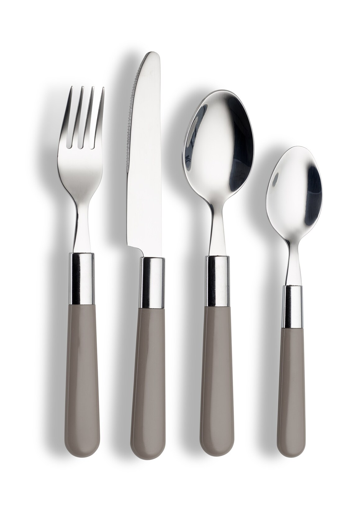 Bistro Besteck-Set 16tlg - grau