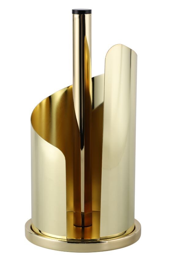 Küchenrollenhalter aus Edelstahl - gold