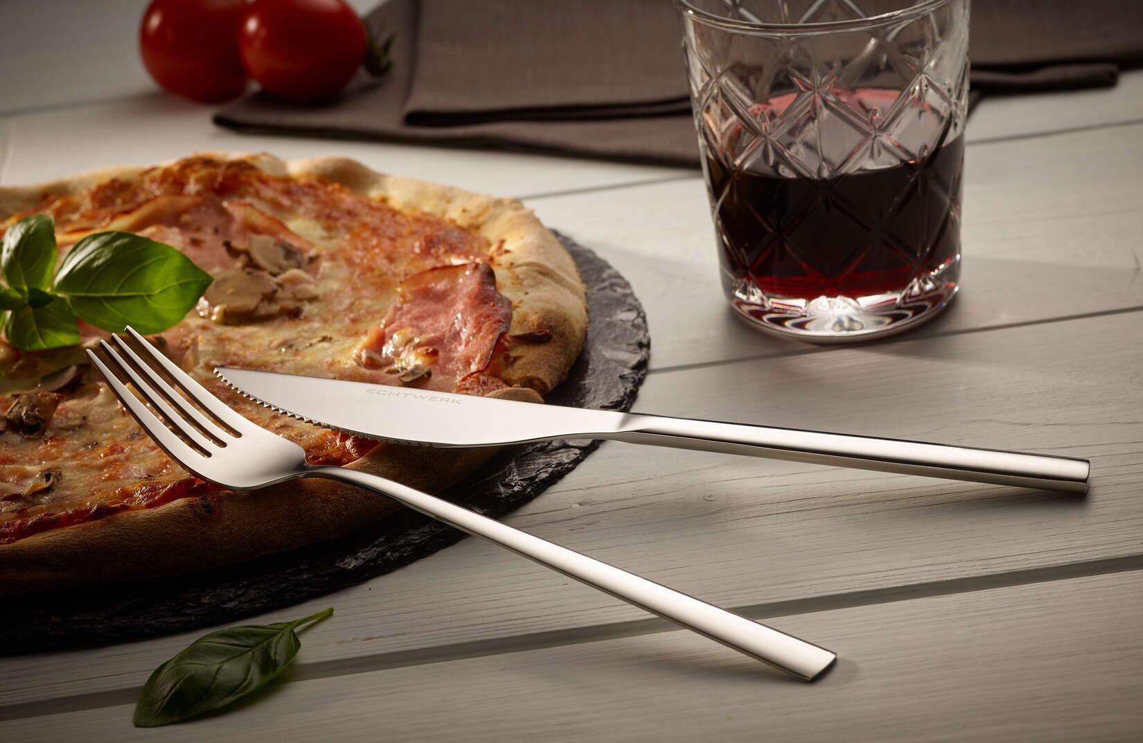 Pizzabesteck Set "Bari" 4tlg - mirror