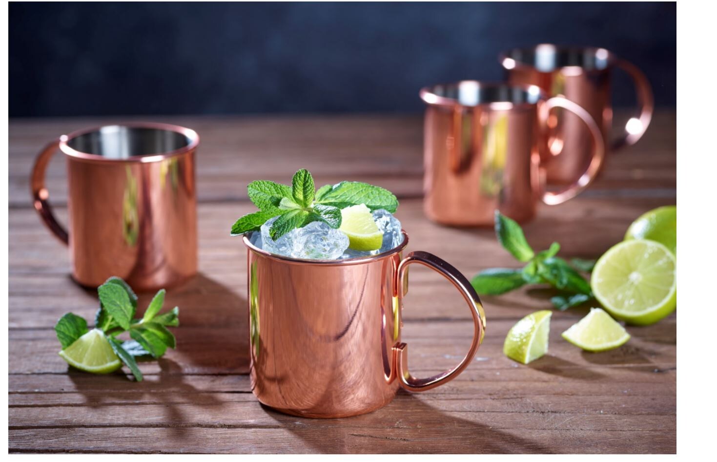 Moscow Mule Becher Set 4tlg, , kupfer