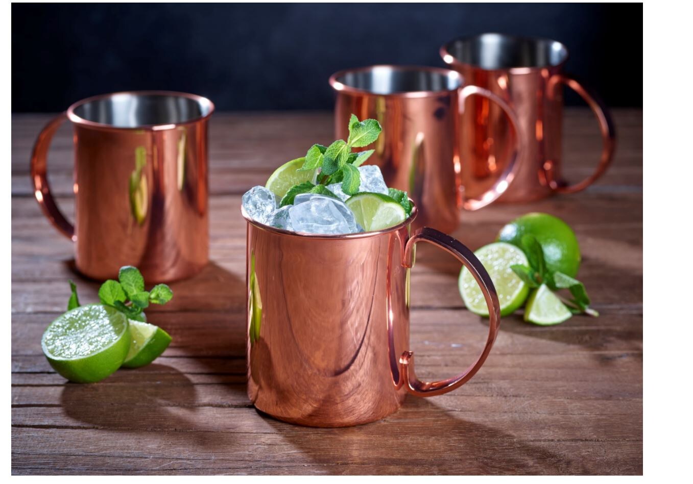 Moscow Mule Becher Set 2tlg, , kupfer