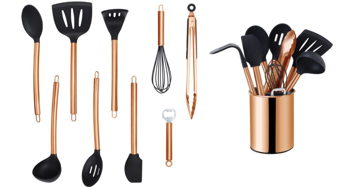 Küchenhelfer Set 10-teilig kupfer