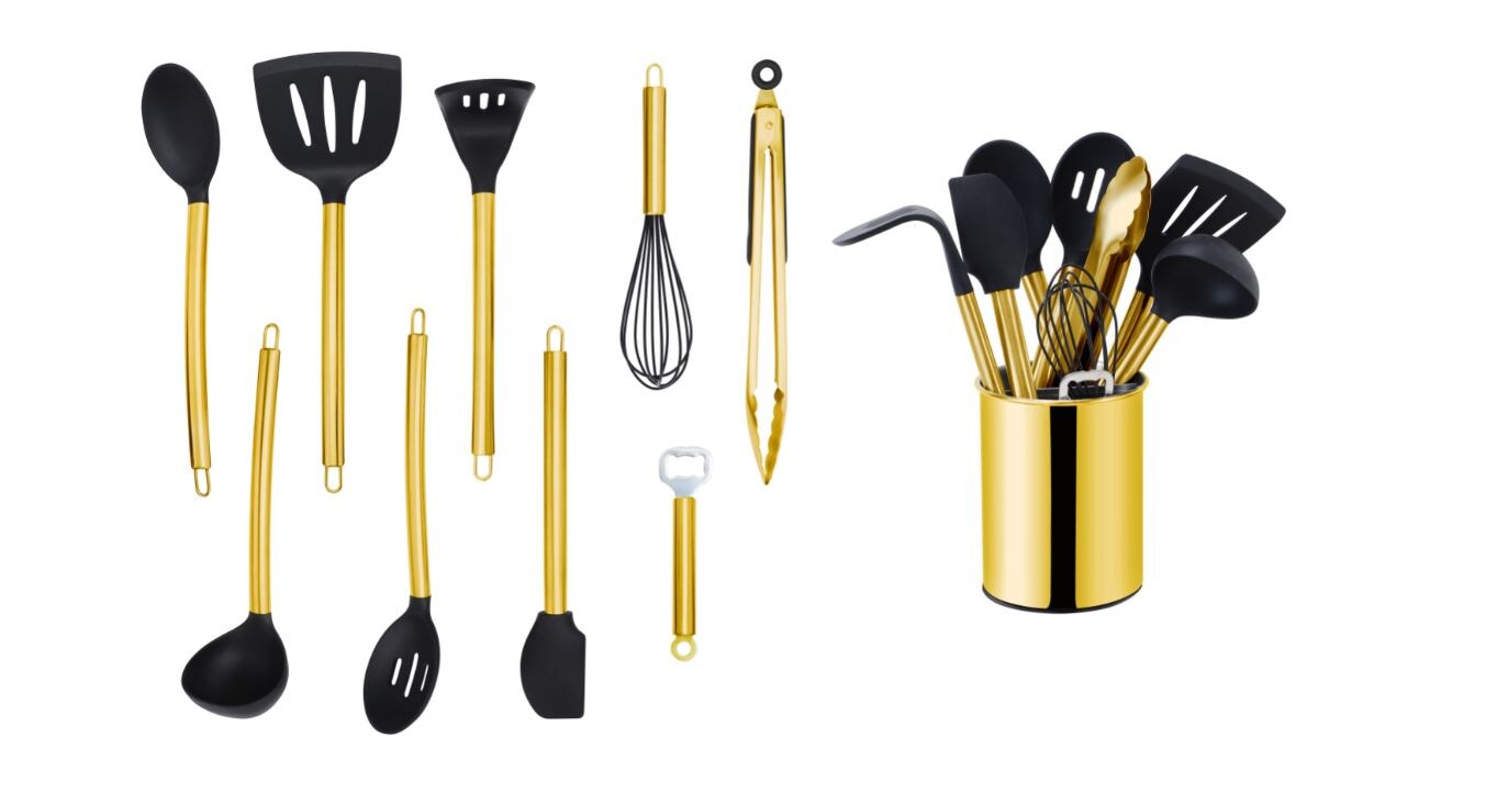 ECHTWERK Küchenhelfer Set 10-teilig gold