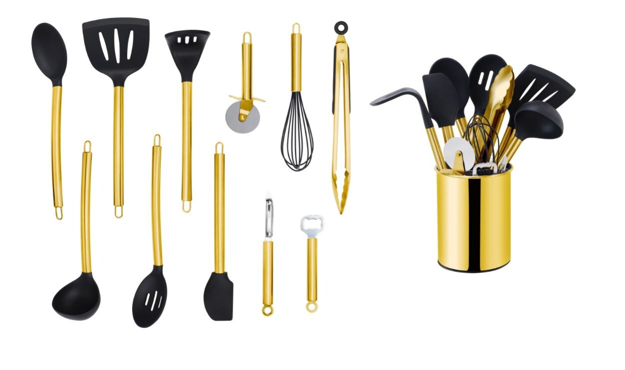 ECHTWERK Küchenhelfer Set 12-teilig gold