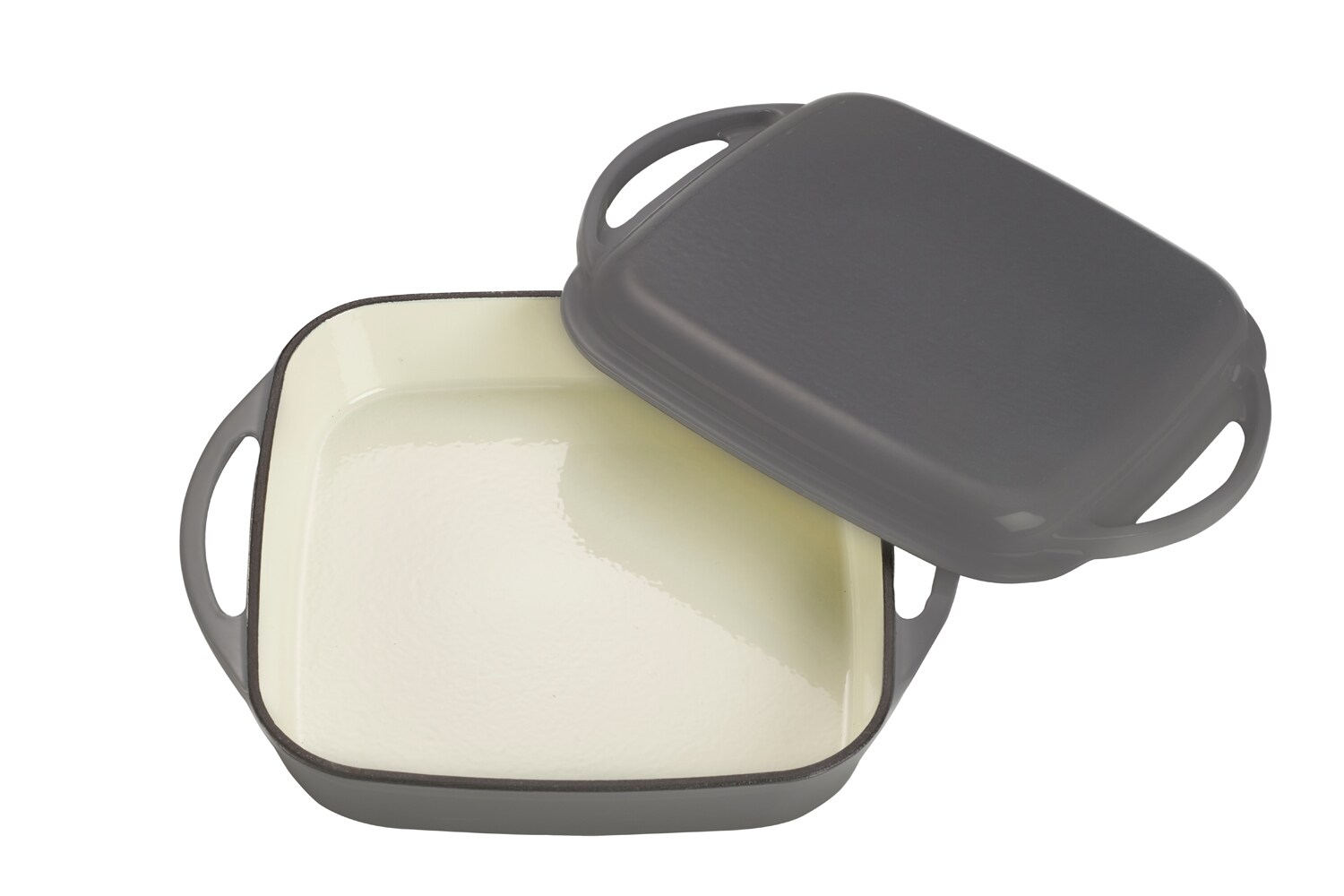 Universalbräter & Deckel, 25,5 x 31, grau