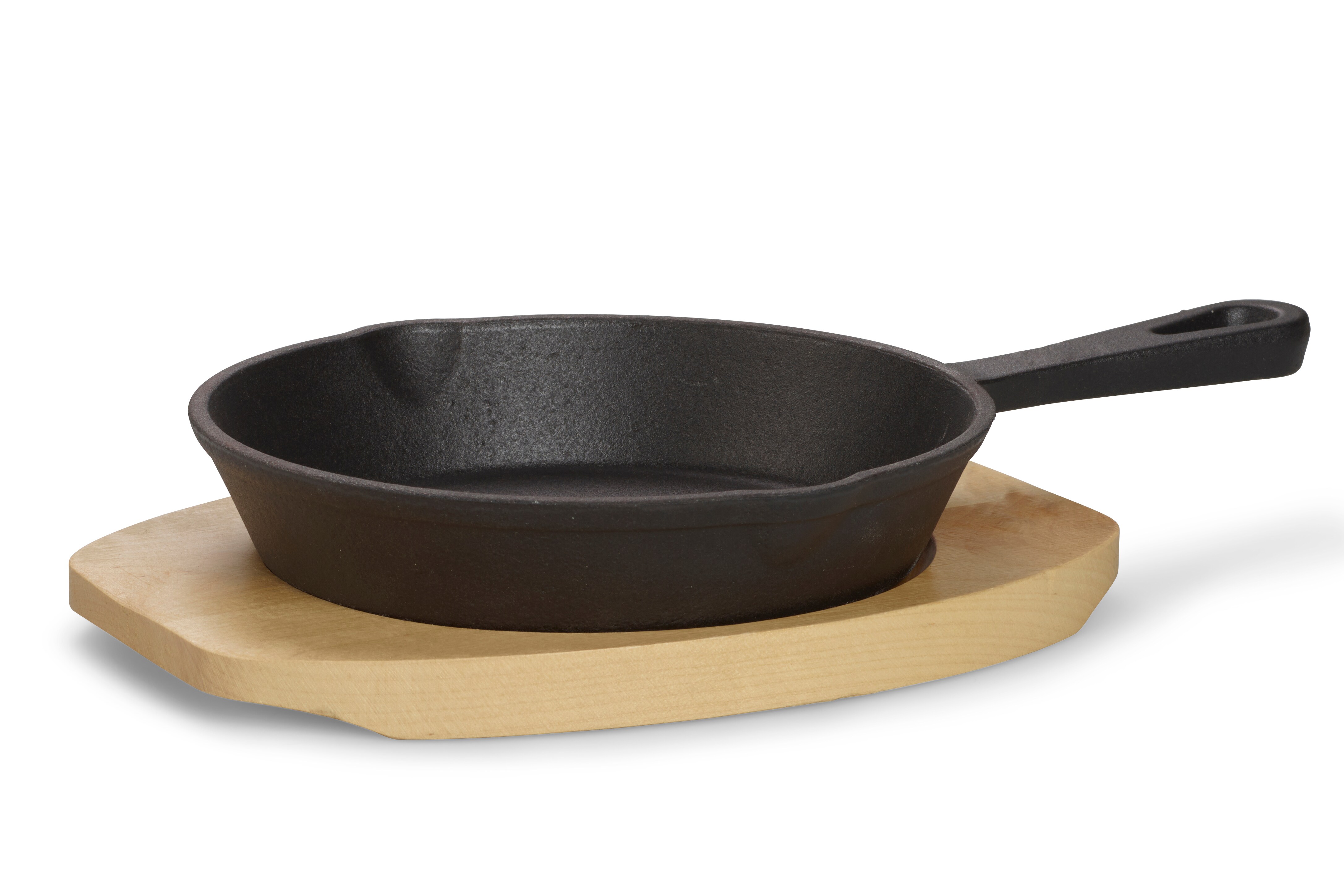 Servierpfanne aus Gusseisen, 15,8 x 25,4 x 3,2 cm 