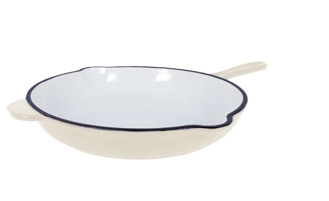 Gusseisen Bratpfanne creme 