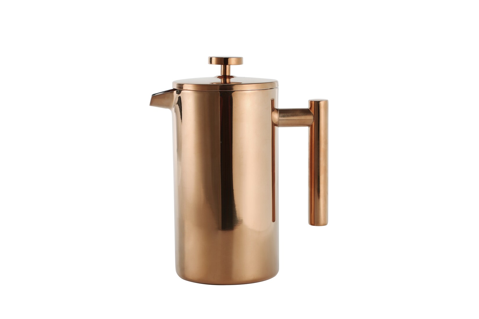 French Press aus Edelstahl, , kupfer