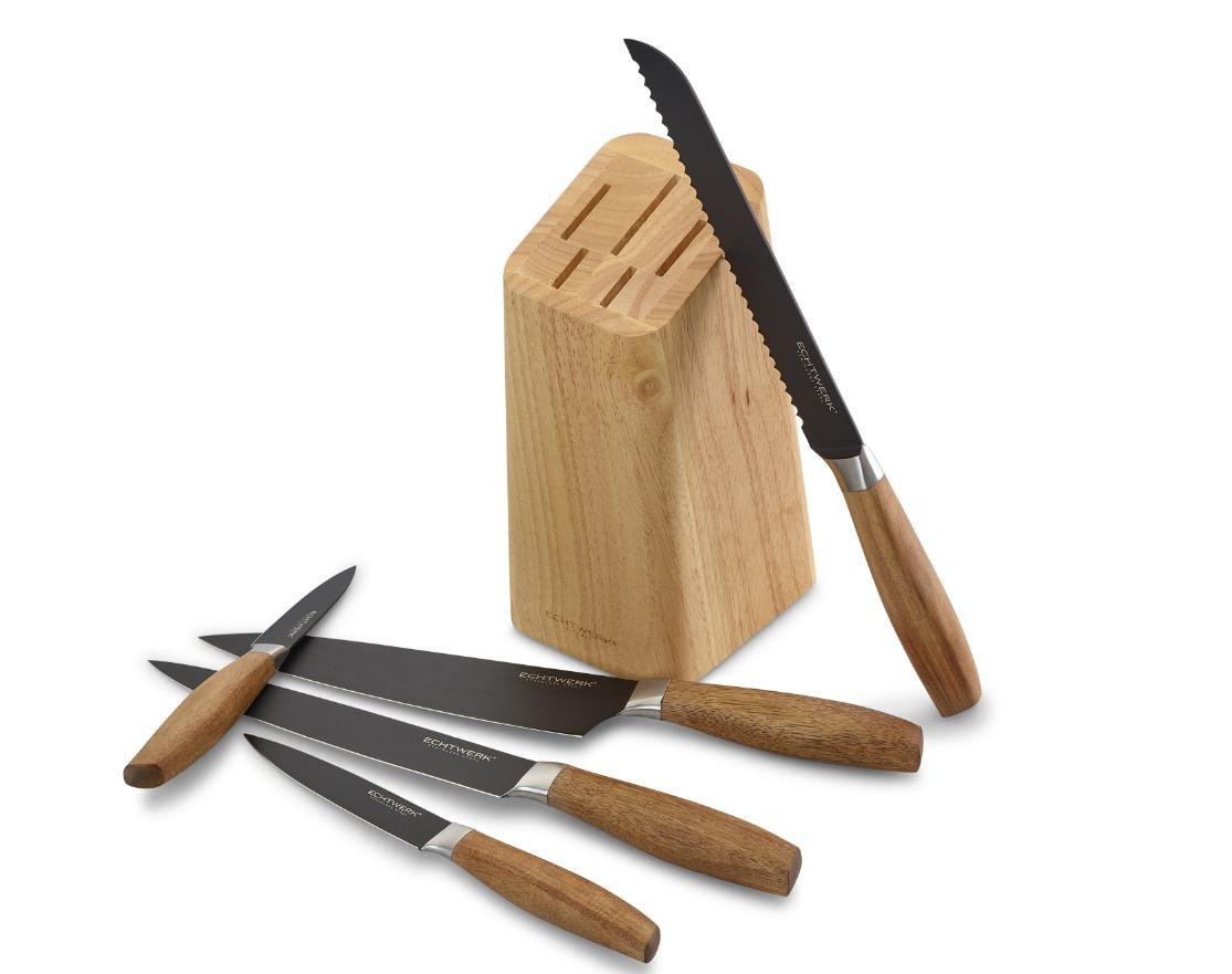 ECHTWERK Küchenmesser Set "Classic" - Black 6tlg
