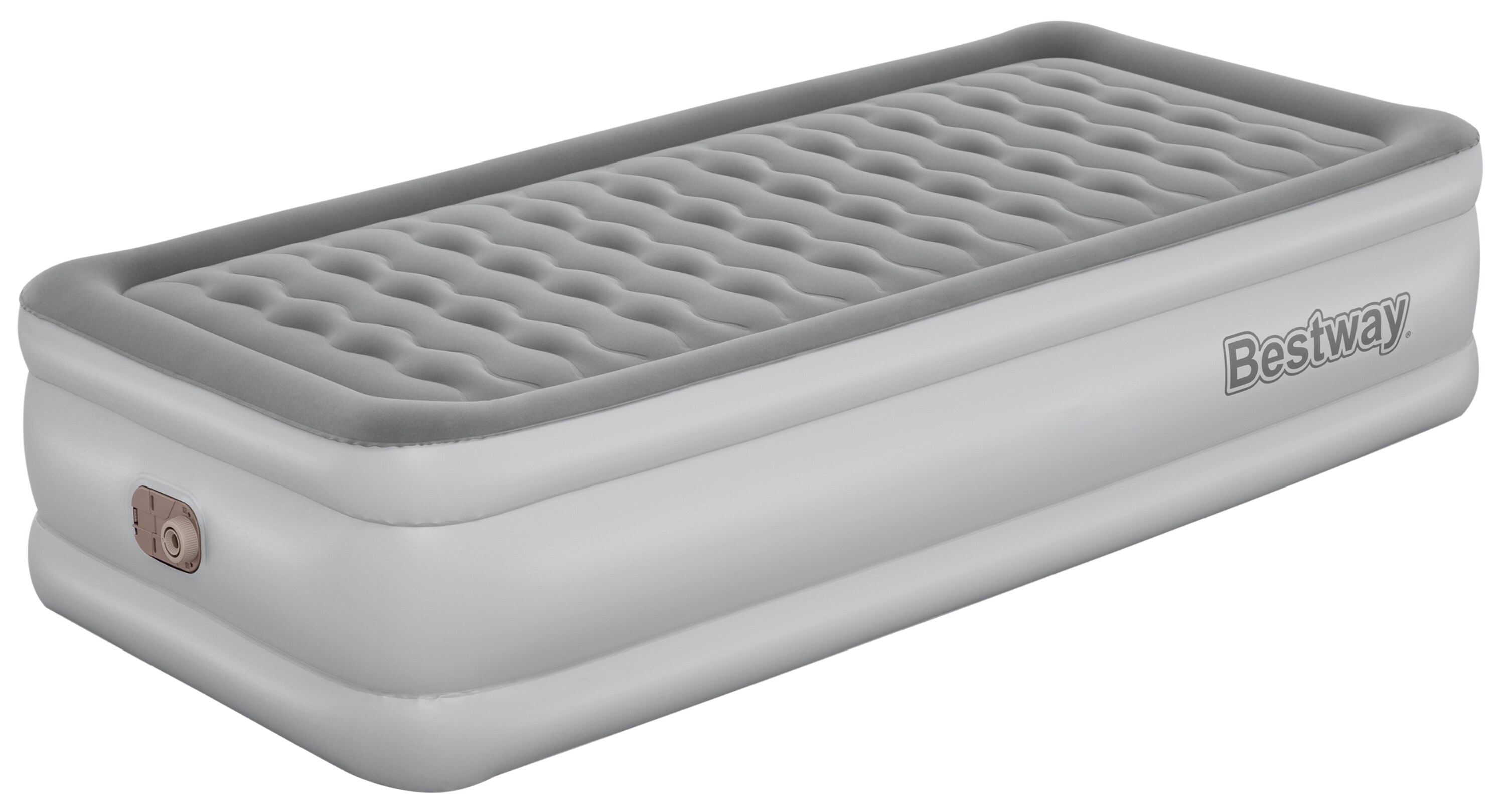 Bestway&reg; TriTech&trade; Single-XL-Luftbett FreshWave mit integrierter Elektropumpe  203 x 97 x 46 cm 